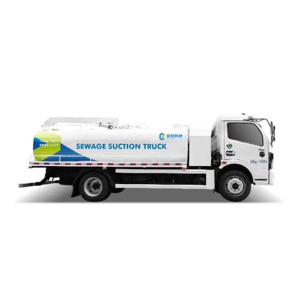 Sucking And Discharging Fecal Suction Truck With Extraction Pump For Street