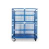 Buy cheap Steel Wire Warehouse Cage Trolley Collapsible Rolling Security Cage High from wholesalers