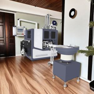 Label Paper Adhesive Sticker Non-Stop Automatic Turret Rewinder with 4 Four