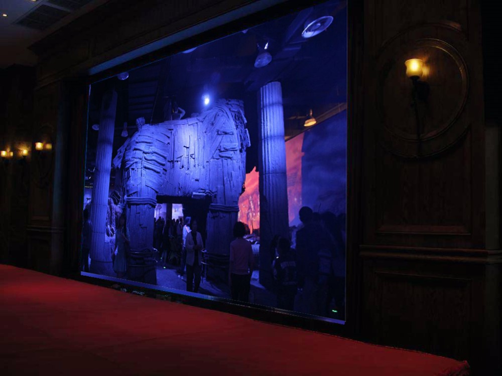 Acrylic Frame Curved LED Display P4.81 P3.91 P2.976 Electronic Panel 5000nits
