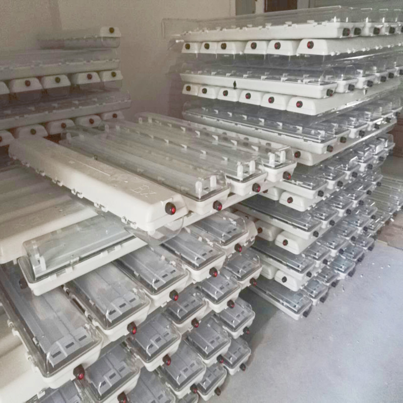 ATEx IP66 LED Explosion Proof T8 Tube Linear Batten Fluorescent Light Fixture Flex Tri-proof Water Anti Ex Light