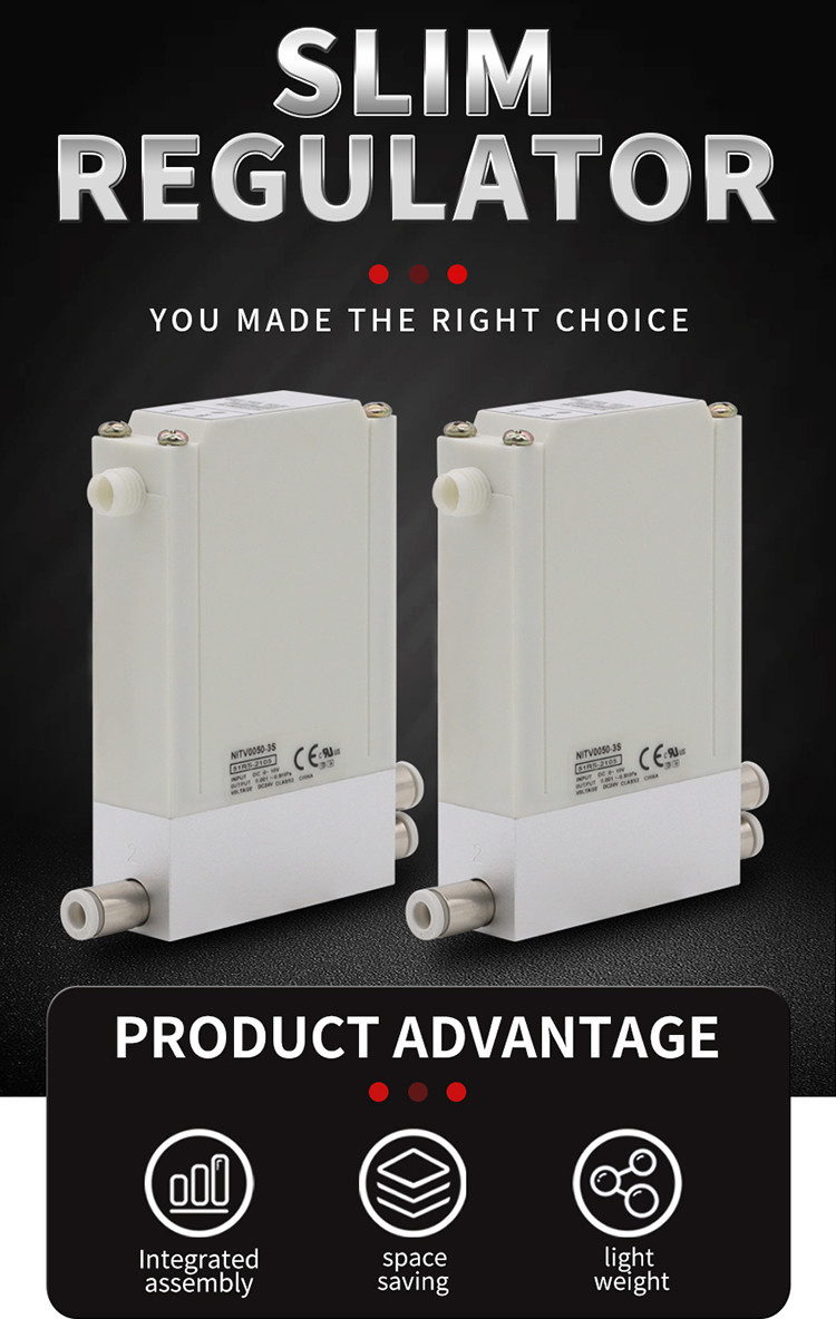 Ip65 Digital Pneumatic Regulator , DC24V Digital Air Pressure Regulator