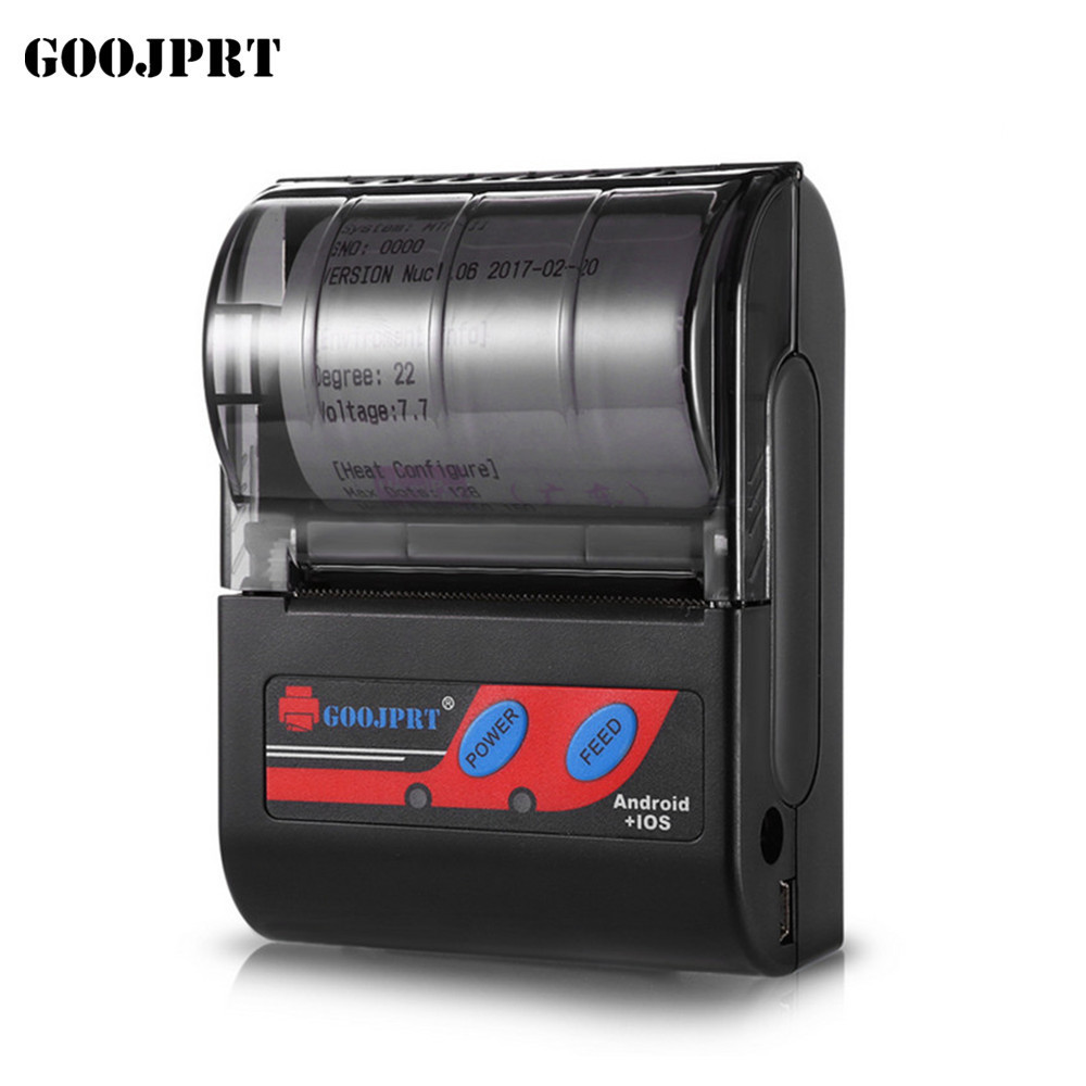 MTP-II Portable mini fiscal thermal receipt printer bluetooth Printer