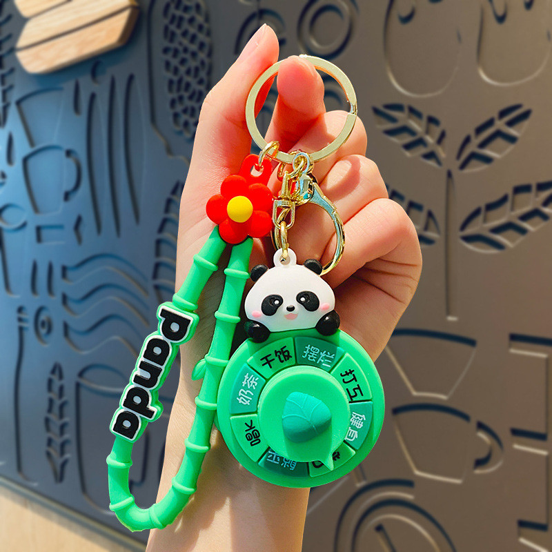 Kawaii Backpack Purse Handbag Keychain Charms with Cartoon Animals Pendant