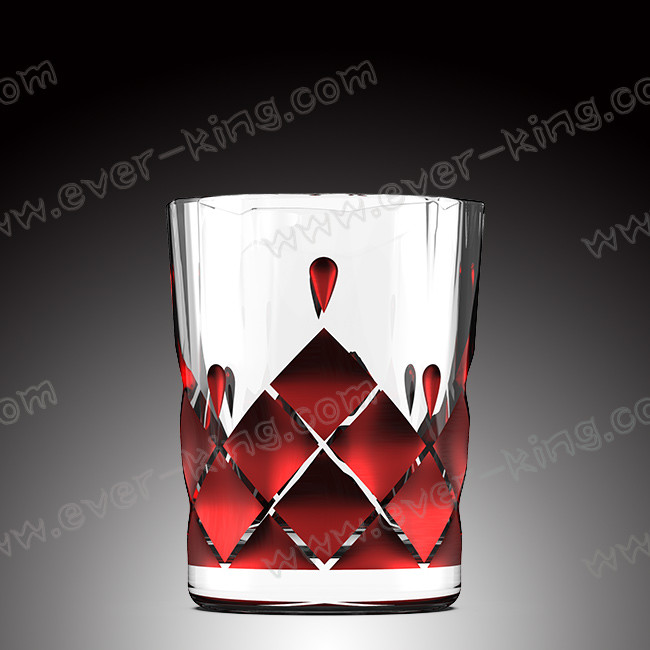 Custom Wine Whisky Drinking Reusable Glass Cup Clear