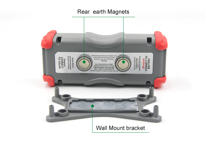 IP65 Digital Solar Charge Controller with Magnets Fixing and Intelligent