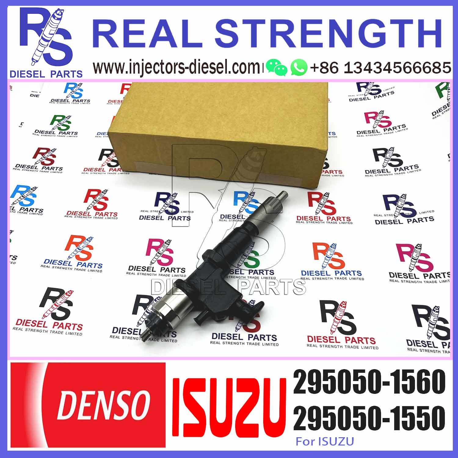 High Quality Common Rail Injector 8-98259287-0 295050-1560 for 6WF1 6WG1 Diesel Nozzle Assembly