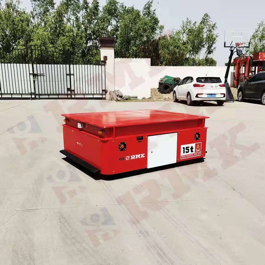 Steerable Self Propelled Material Transfer Cart 15 Tons Heavy Load