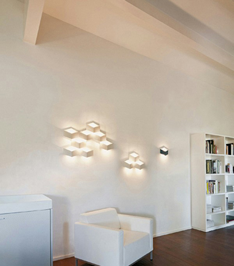 Modern Creative geometry Wall Lamp Bedroom Bedside Living Room Aisle three-Dimensional Wall Lamp(WH-OR-243)