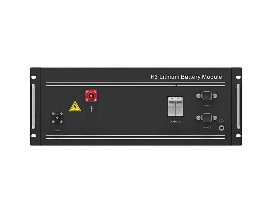 High Voltage 96V 37AH 3.55KWH Solar Storage System Battery Bank Module H3