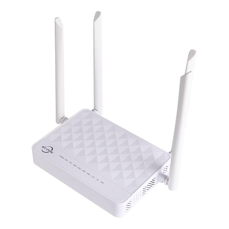 5dBi 1310nm 1490nm XPON ONU FTTH 4GE DUAL BAND WIFI NETWORK