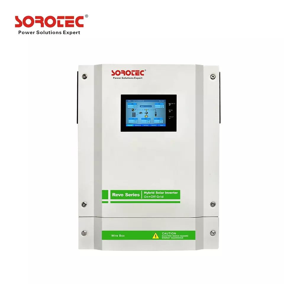 Sorotec on&Off Grid Inverter 5500W with MPPT Solar Charger Pure Sine Wave 48V REVO II 5.5k-48 Inverter