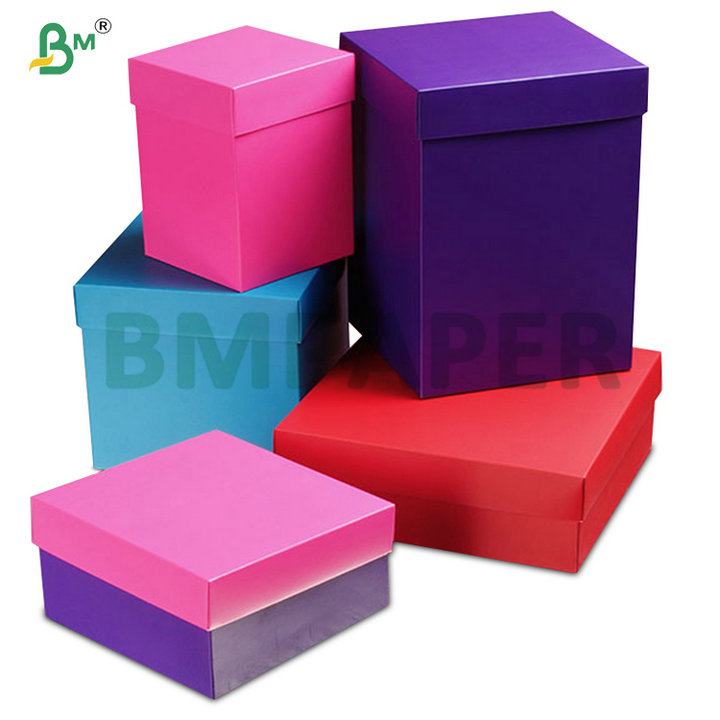 Stiffness 2mm 2.5mm Green Coated Grey Back Carboard For Making Box