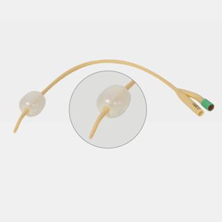 Smooth Taper Tip 12Fr - 26Fr Natural Latex Female Foley Catheter / Urinary Leg