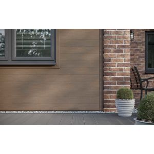 Waterproof No Crack Classic Wall Cladding 148 X 21 Wood Plastic Composite Wall