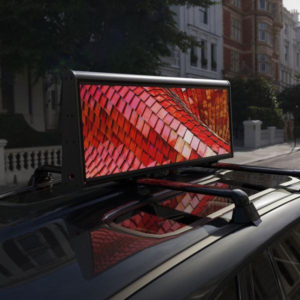 P2.5 Taxi Roof LED Display Outdoor RGB Full Color Double Sided Taxi Roof
