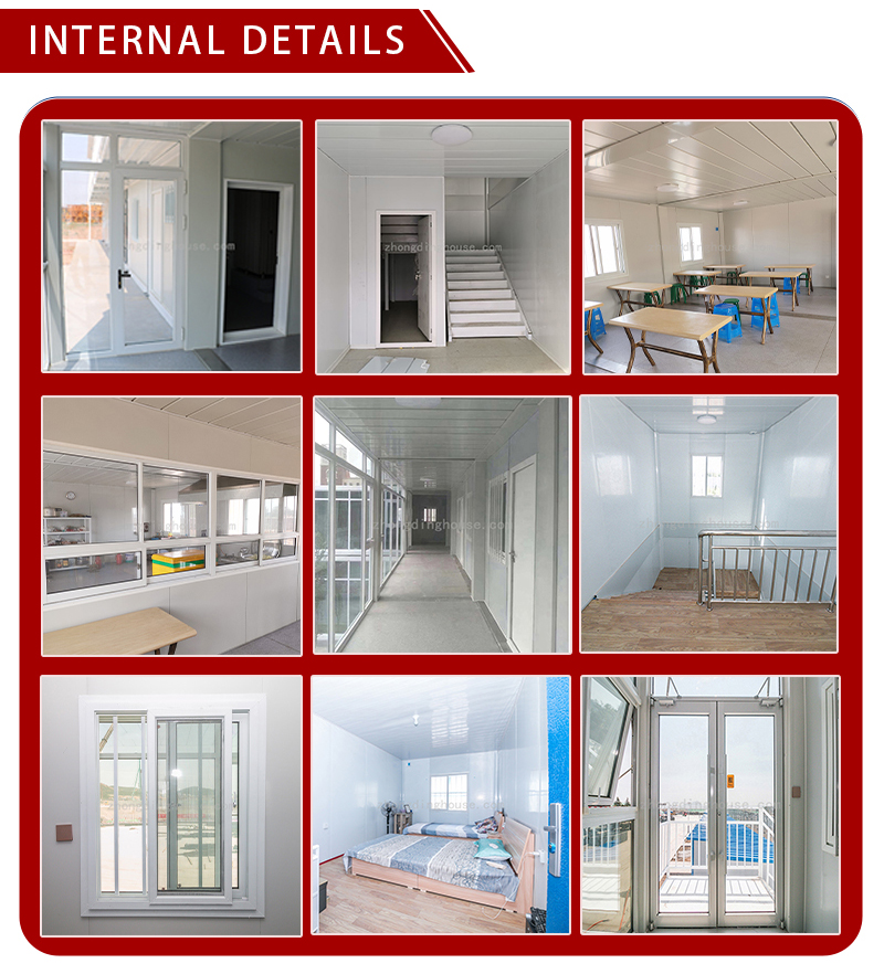 Steel Modern Design 20ft Flat Pack Container Office for Portable Mobile Tiny Home