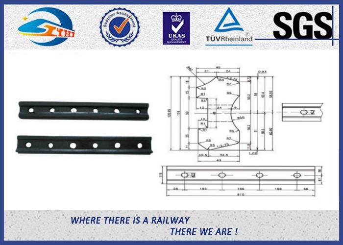 115RE Rail Joints Splice Bar Railway Fish Plate Wtih AREMA Standard