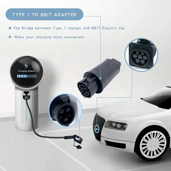 Type1 To GBT Electric Vehicle Charger Adapter 220V 32A EV Charging Converter