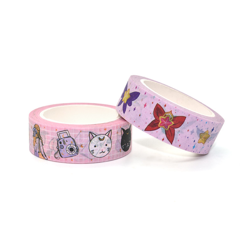Self Adhesive Washi Paper Tape Custom Printed Japanese Paper Masking Washi Tape