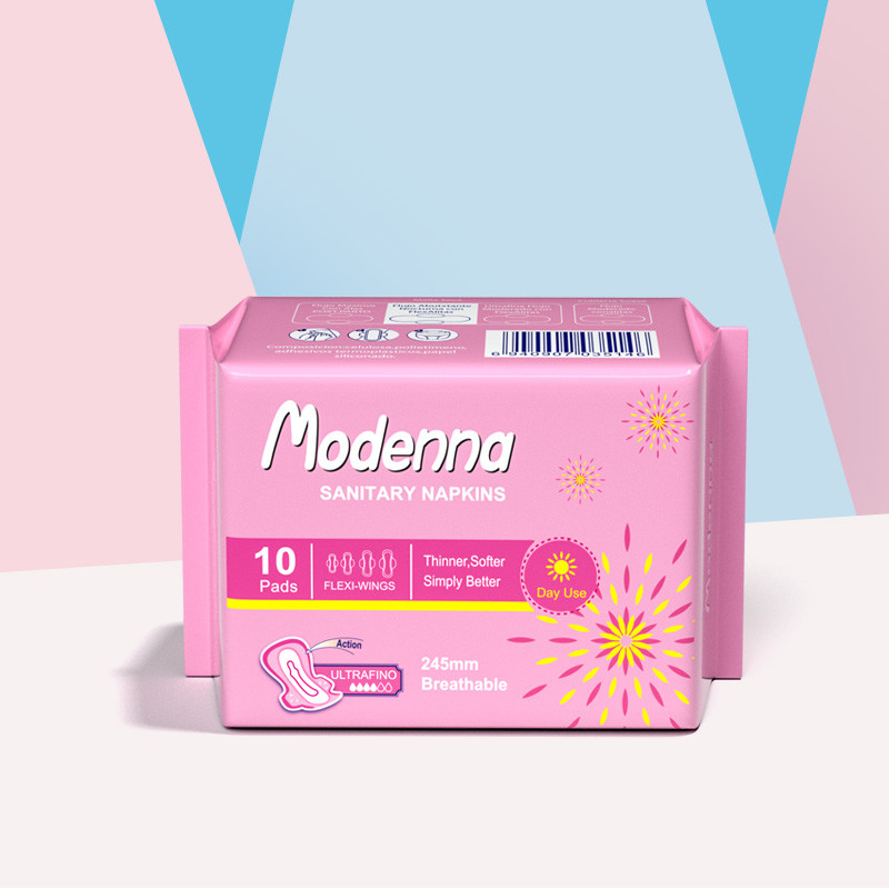 Ladies Niceday Organic Biodegradable Sanitary Pads Disposable For Night Use