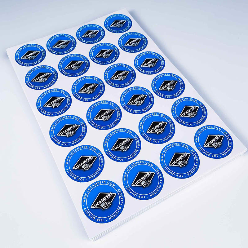 Customized Shape Adhesive Label Sticker With Offset Printing / Digital Printing