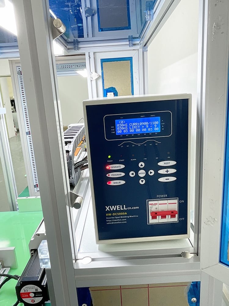 Automatic CNC Single Sided Spot Welding Machine For Battery Pack Nickel
