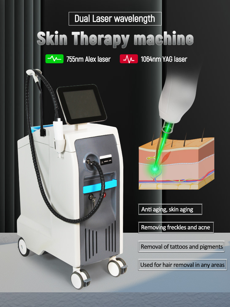 100J/Cm2 Fiber Laser Alexandrite Laser Machine For Blood Vessels Removal