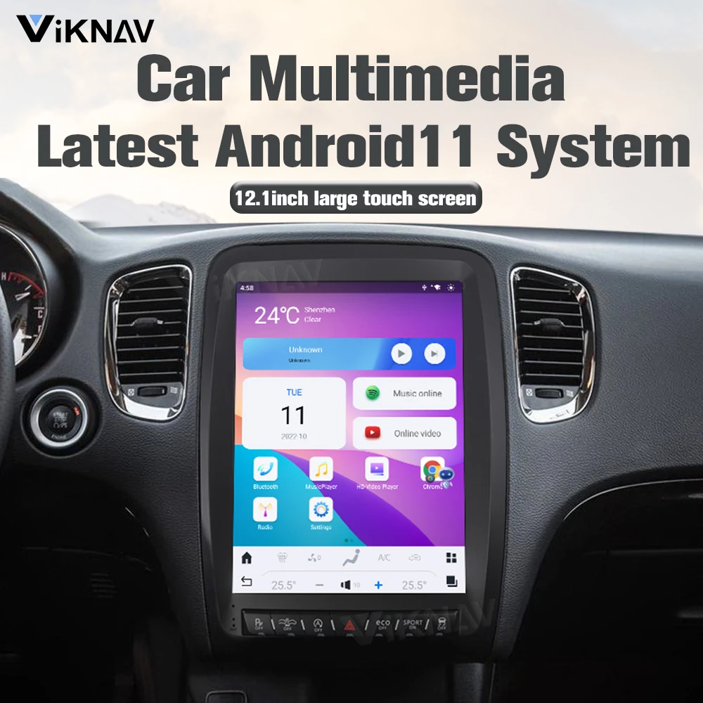2014-2016 Durango Dodge Android Radio GPS Navigator Carplay Touch Screen