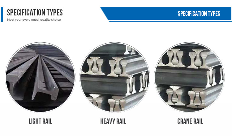 Non-secondary Railway Rail 4kgs/m H Beam Steel Rails CE Certification for Railroad Track Standard Light Rail