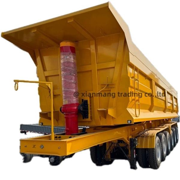Heavy Duty Dump Semi Trailer And U Type 50/60 Tons Truck Trailer Tandem