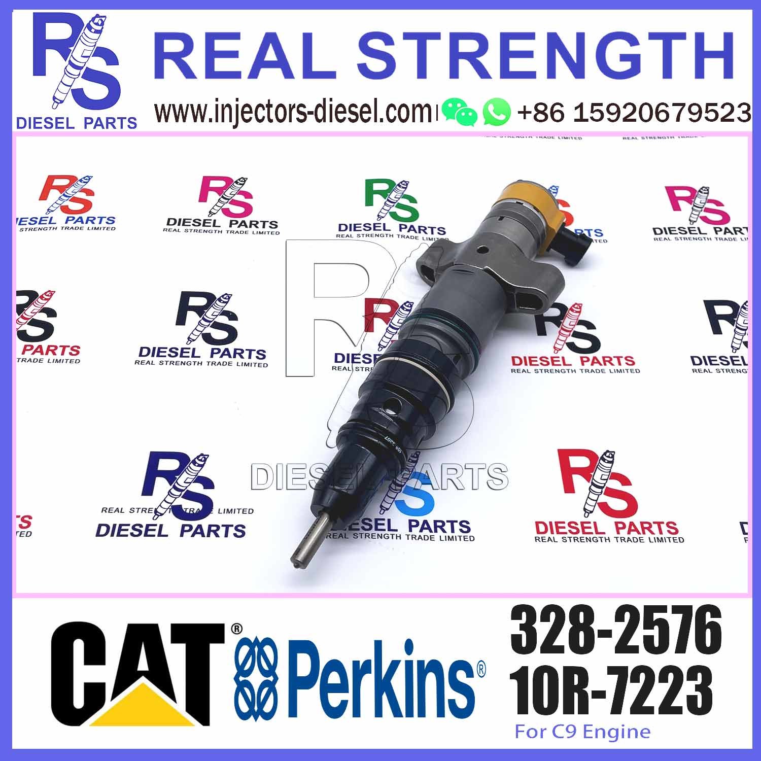 High Quality New Fuel Injector 3282576 Diesel Common Rail Fuel Injection Nozzle 328-2576 For CAT C9 Engine