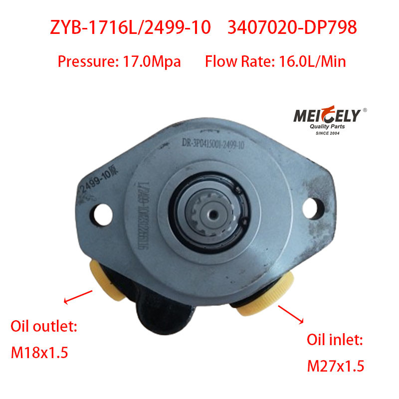 New FAW Qingdao ZYB-1716L/2499-10 Power Steering Pump