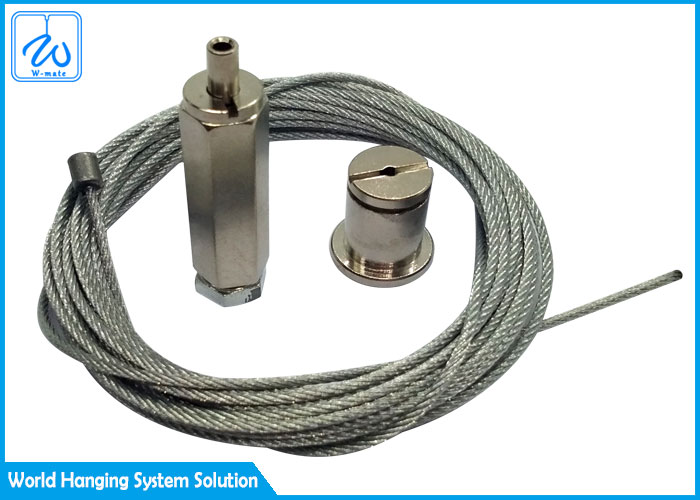 Aircraft Galvanized Steel Cable Suspension Kit For Lighting Installation