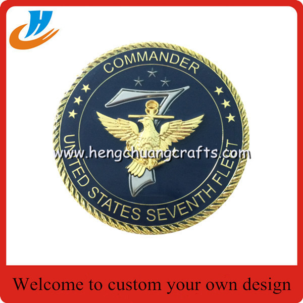 Challenge coins,any shape Coins Military with different edge options