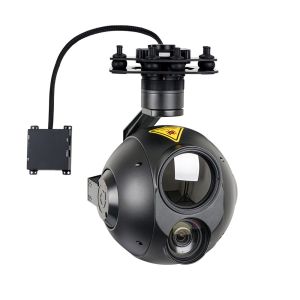 2.13MP Gimbal Drone Camera Q30TIR-50 With 30x EO + IR Dual-Sensor Object