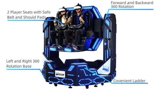 1080 Rotation Game VR Simulator Machine For VR Gaming Arcade