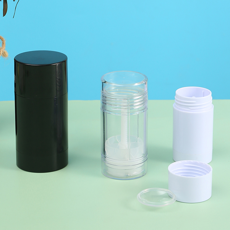 Eco-friendly Private Label Organic Roll on Natural Stone Alum Solid Perfume Deodorant Container Made of PP Body Material