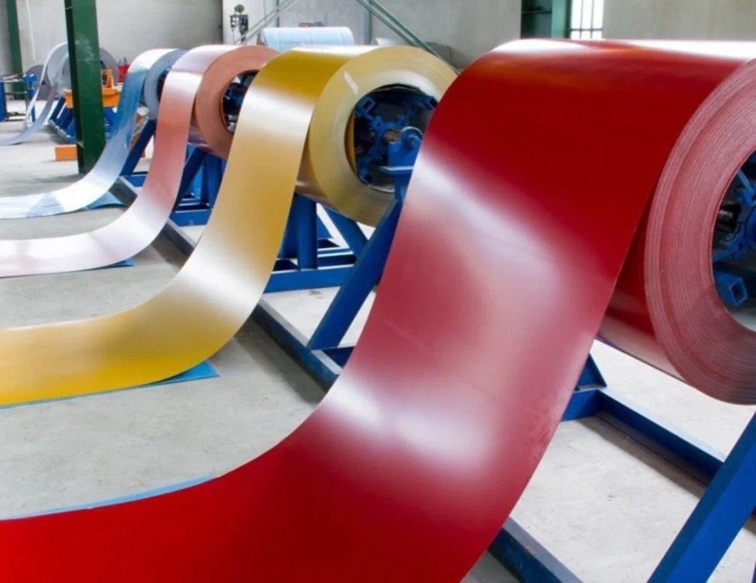 Prepainted Galvanized PPGL Steel Coil 0.4mm Color Coated