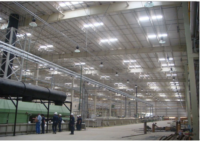 200W φ265mm SMD3030 PC Led UFO Bay Light With 90Degree Beam Angle IP66 Protection Level