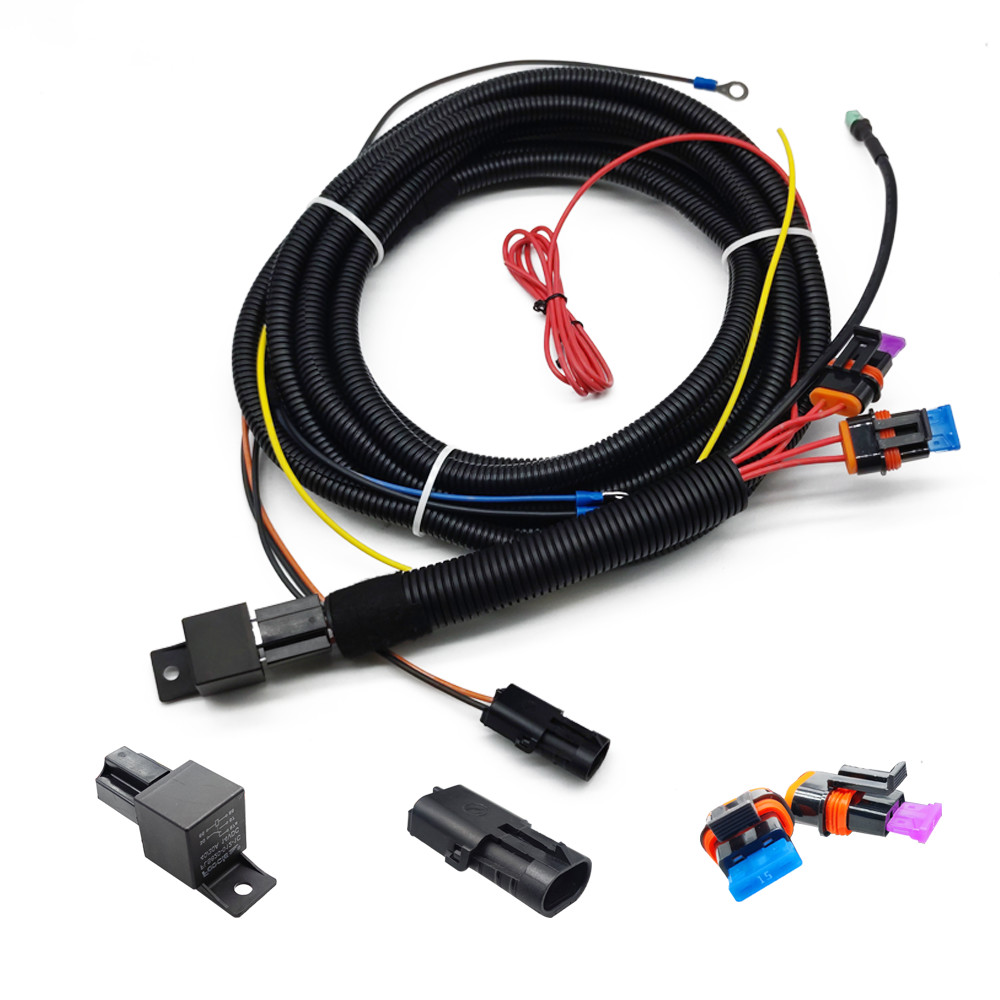 1-50 cores Electrical Cable Assembly FLRY Wiring Harness Cable Loom Assembly