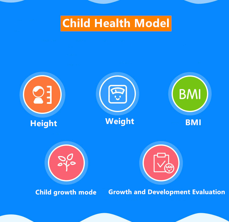 Folding Type Child Weight Height Measurement Scale Electronic Scale For Kids