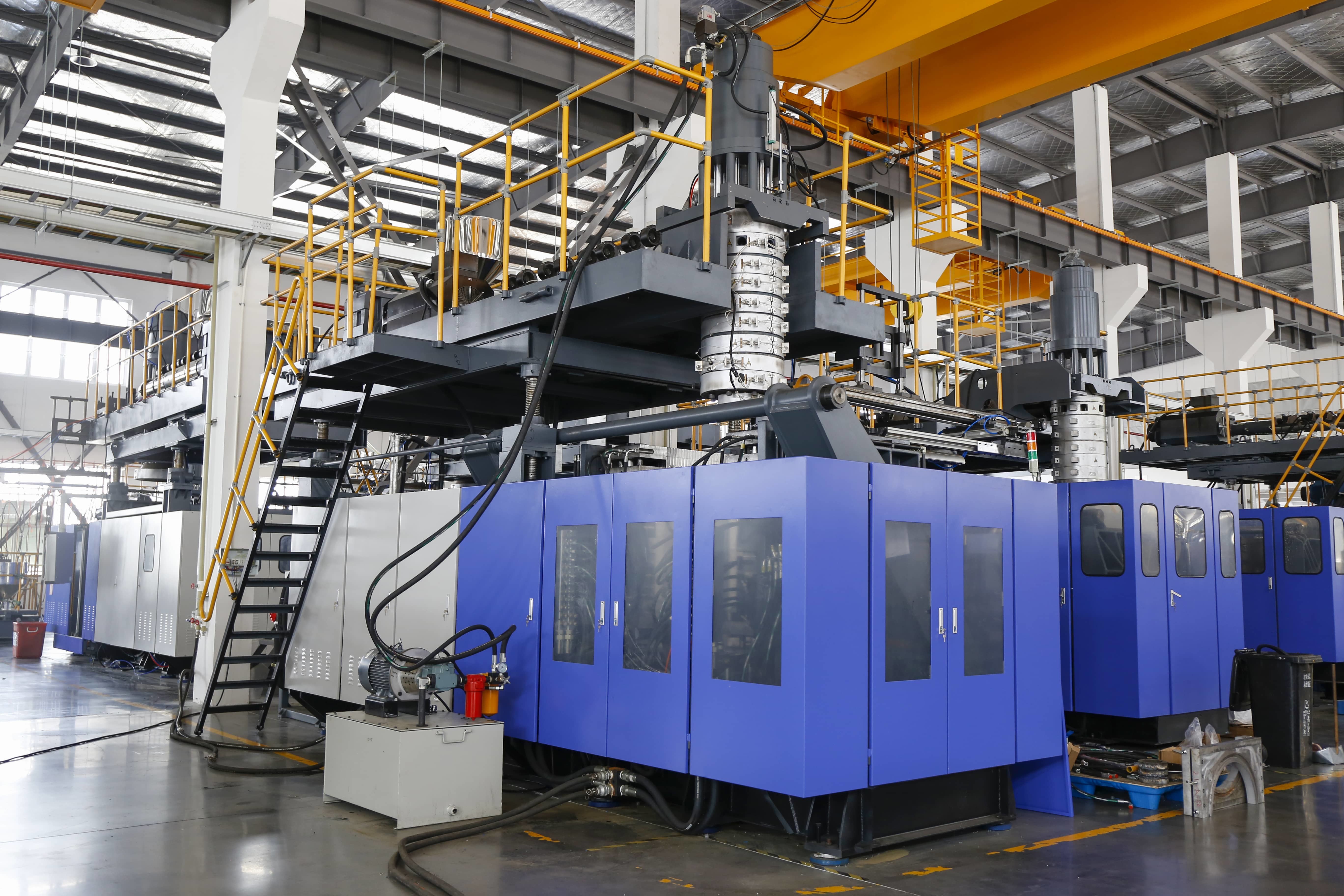 200L Extrusion Blow Molding Machine Double Ring Drums 120mm