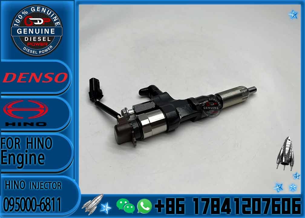 Fuel Injector Set 095000-6810 095000-6811 for DENSO HINO 23670-E0201 095000-5960 095000-6583 095000-6592