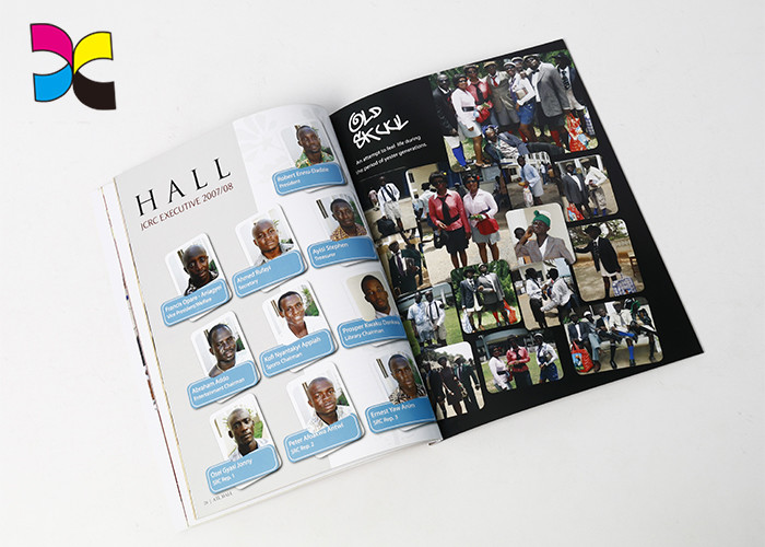 Matt Film Laminated Custom Magazine Printing / Journals Periodicals Story Note Book Printing