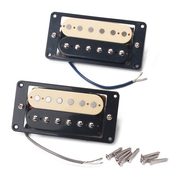 Double Coil Pickups Zebra Humbucker Pickup Vintage Magnet LP Guitars Black Cream