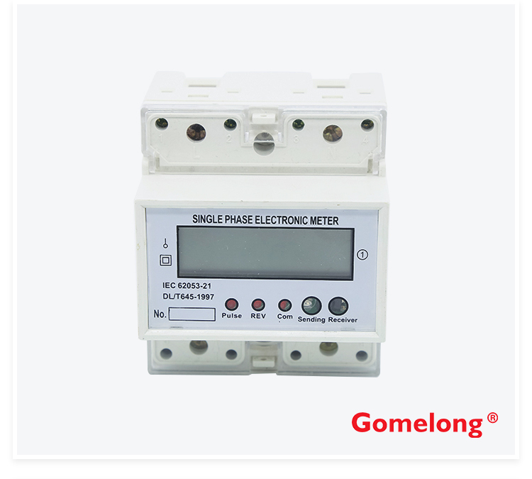 Top 10 seller 1 Phase Din Rail Ethernet Smart Energy Meter With Rs485 interface