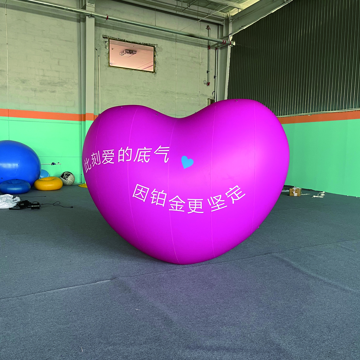 Customized PVC DIGITAL PRINT Valentines Decoration Giant Inflatable Red Heart Huge Inflatable Heart