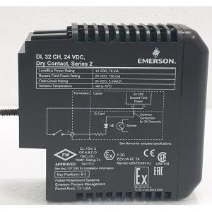 EMERSON KJ3203X1-BA1 DELTA V DIGITAL INPUT MODULE