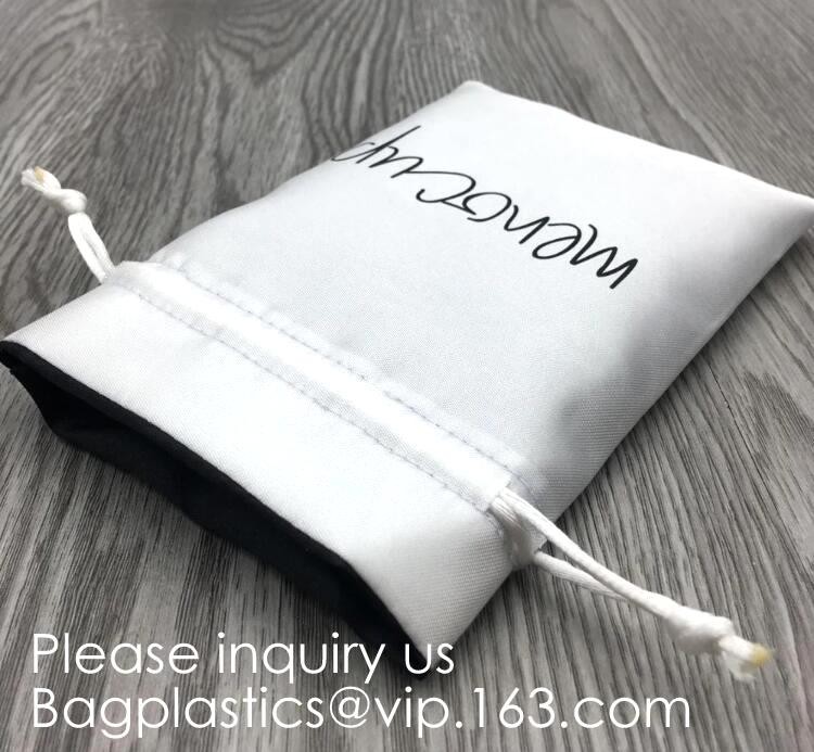 Soft Toy Storage Satin Bag With Drawstring,Promotional Red Wine Color Satin Packaging Bag,Hot selling Fancy Pink Satin J